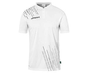 uhlsport Men's Sports Polo Shirt, White/Black, XXXX-Large