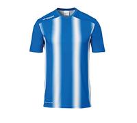 uhlsport Men's Stripe 2.0 Kurzarm Shirt, Azure Blue/White, S