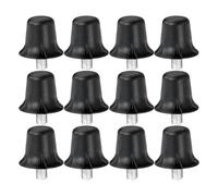 Uhlsport Nylon-Combi Football Studs 12 Pack - Black
