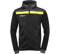 Uhlsport Offense 23 Multi Hood Jacket Men's Jacket - Black/Anthra/Lime Angel, Large