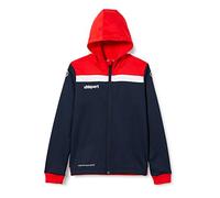 Uhlsport Offense 23 Multi Hood Jacket Men's Jacket - Navy/Red/White, XX-Large