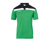 Uhlsport Offense 23 Short Sleeve Polo Green 9-10 Years Kids