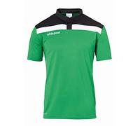 Uhlsport Offense 23 Short Sleeve Polo Green 13-14 Years Kids