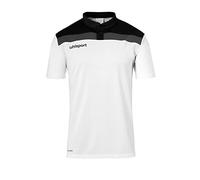 Uhlsport Offense 23 Polo Children's Polo - White/Black/Anthra, 140