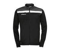 Uhlsport Offense 23 Poly Jacket Men's Sports Jacket - Black/Anthra/White, X-Large
