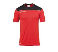 uhlsport Offense 23 Poly Shirt Men's Football Shirt, Mens, 100221404, Red/Black/White, S