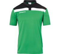 Uhlsport Offense 23 Polo Children's Polo - Green/Black/White, 140