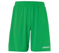 uhlsport Performance Shorts Men's Shorts Sport Football Fitness Hiking Cycling Running Shorts Summer 100% Recycled Polyester Green/White Size XXL
