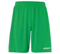 uhlsport Performance Shorts Men's Shorts Sport Football Fitness Hiking Cycling Running Shorts Summer 100% Recycled Polyester Green/White Size 152