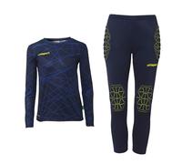 Prediction Goalkeeper Set Junior Goalkeeper Clothing Set with Shirt, Shorts, Base Layer and Football Socks, Football Equipment for Children and Teenagers