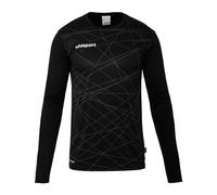 uhlsport Prediction Goalkeeper Shirt Children's Football Shirt Sports T-Shirt Football Jersey for Goalkeeper and Players Black