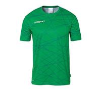 uhlsport Prediction Short Sleeve Sports T-Shirt, Football Jersey for Goalkeeper and Players - Goalkeeper Jersey for Kids and Adults Green