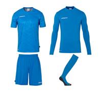 uhlsport Prediction Torwart Set Jersey, Fluorescent Blue, L