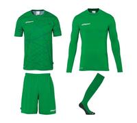 uhlsport Prediction Torwart Set Jersey, Green, 164 (EU)