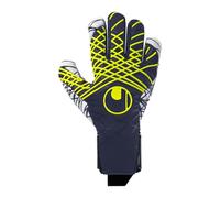 uhlsport Prediction Ultragrip Football Goalkeeper Gloves - Ultimate Grip - for Children and Adults, 7.5, Navy/White/Fluo Yellow
