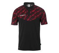 Uhlsport Progressive 28 Short Sleeve Polo Black 10-11 Years Kids