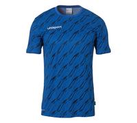 uhlsport Progressive 28 Jersey Short Sleeve Football Jersey Sports T-Shirt for Children and Adults - Men's Cut - Breathable Football Jersey Azure Blue