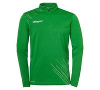 uhlsport Boys Score 26 1/4 Zip Top Score 26 1/4 Zip Top Men's Sports Jacket Sweatshirt Pullover Football Fitness Gym Sports Hoody Sports Jumper Green/White