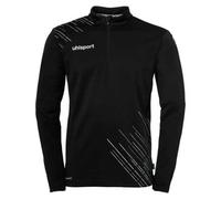uhlsport Men's Score 26 1/4 Zip Top Score 26 1/4 Zip Top Men's Sports Jacket Sweatshirt Pullover Football Fitness Gym Sports Hoody Sports Jumper Black/White