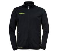 Uhlsport Score Classic Jacket Kids, Navy/Fluo Yellow, Smartbreathe Dry Tech Long Sleeve Performance, Size 28/30