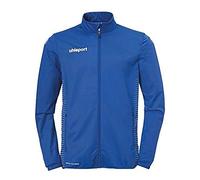 Uhlsport Score Classic Jacket Men, Navy/Fluo Red, Smartbreathe Dry Tech Long Sleeve Performance, Size L