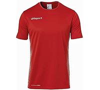 Uhlsport Score Kit Men Jersey Set Shirt And Shorts, Navy/Flue Yellow, Polyester Smartbreathe, Regular Fit Pro Comfort, Size XL
