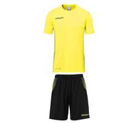 Uhlsport Men Score Kit Jersey and Shorts Set - Fluo Yellow/Black, 3X-Large