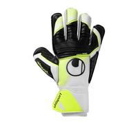 uhlsport Soft Advanced, Children and adults goalkeeper gloves, blanc/jaune fluo/noir, 7.5 -