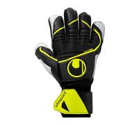 uhlsport Soft Flex Frame Jr., Children and adults goalkeeper gloves, noir/jaune fluo, 7.5 -