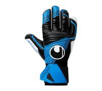 uhlsport Soft HN Comp, Children and adults goalkeeper gloves, noir/bleu fluo/blanc, 7.5 -