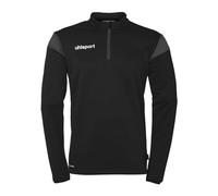 uhlsport Squad 27 1/4 Zip Top, Unisex Pullover Sweater, schwarz/anthra,