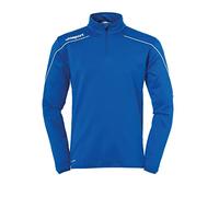 Uhlsport Stream 22 1/4 Zip Top - Azure Blue/White, X-Large