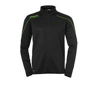 Uhlsport Stream 22 1/4 Zip Top - Black/Fluo Green, 3X-Large