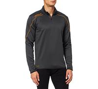 Uhlsport Stream 22 1/4 Zip Top - Black/Fluo Orange, 3X-Large