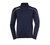 Uhlsport Stream 22 1/4 Zip Top - Navy/White, 2X-Large