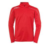Uhlsport Stream 22 1/4 Zip Top - Red/White, Large
