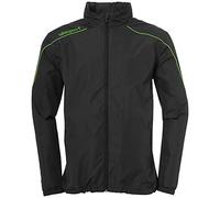Uhlsport Stream 22 All Weather Jacket Children's Jacket - Black/Fluo Green, 128