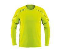 Uhlsport Stream 22 Goalkeeper Shirt - Black/Fluo Yellow, Size 128