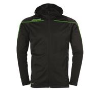 Uhlsport Stream 22 Hooded Jacket Adults 2XL Black/Green
