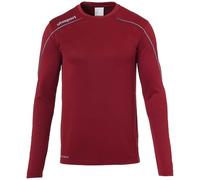 Uhlsport Stream 22 Long Sleeve Jersey Junior, Lime Yellow/Azure Blue, Moisture Wicking Dry Tech Kids, Size 28/30