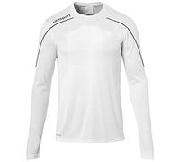 Uhlsport Stream 22 Long Sleeve Jersey Men, Bordeaux/Sky Blue, Moisture Wicking Dry Tech, Size XXL