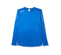 Uhlsport Stream 22 Long Sleeve Jersey Men, Cyan/White, Moisture Wicking Dry Tech, Size XXL