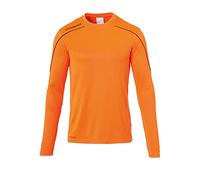 Uhlsport Stream 22 Long Sleeve Jersey Men, Navy/Fluo Red, Moisture Wicking Dry Tech, Size M