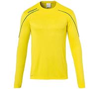 Uhlsport Stream 22 Long Sleeve Jersey Men, Red/Black, Moisture Wicking Dry Tech, Size XXL