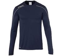 Uhlsport Stream 22 Long Sleeve Jersey Men, Sky Blue/White, Moisture Wicking Dry Tech, Size XXL