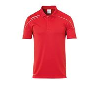Uhlsport Stream 22 Polo Shirt - Red/White, Size 140