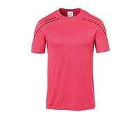 Uhlsport Stream 22 Short Sleeve Jersey Junior, Navy/White, Moisture Wicking Crew Neck Dry Tech Kids, Size 28/30