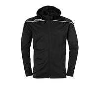 Uhlsport Stream 22 Track Hood Jacket Children's Jacket - Black-and-White, 116