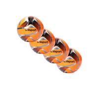 uhlsport Team-Mini (4x1 Colour) Footballs, Unisex Youth, Fluo Orange/Black/Silver, NOSIZE
