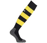 Uhlsport Team Pro Essential Stripe socks Men's Socks - black/lime yellow, 33-36